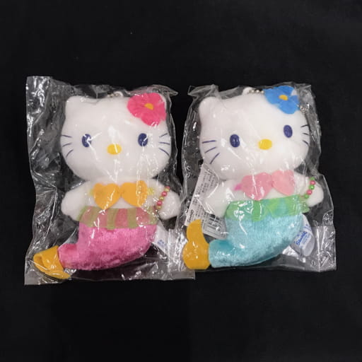 サンリオ ハローキティ マーメイド 人形 マスコット キーホルダー ブルー ピンク