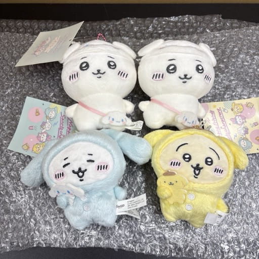 ちいかわ サンリオキャラクターズ マスコット 4点セット