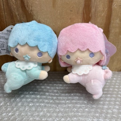 サンリオ リトルツインスターズ キキララ 赤ちゃん ぬいぐるみ 2体セット キキとララ マスコット キーホルダー 2点 まとめて