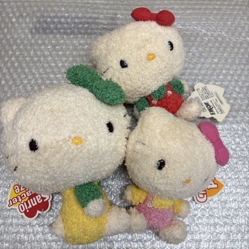 サンリオ ハローキティ ぬいぐるみ エイコー タグ付き 3点 まとめて キティちゃん マスコット